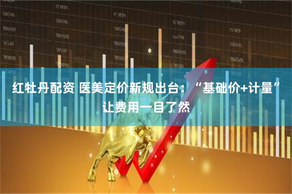 红牡丹配资 医美定价新规出台：“基础价+计量”让费用一目了然