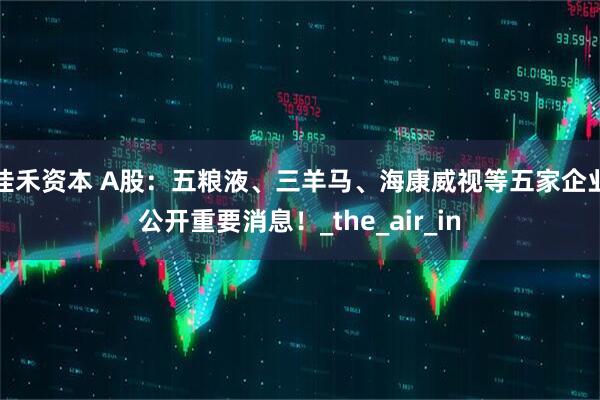 佳禾资本 A股：五粮液、三羊马、海康威视等五家企业公开重要消息！_the_air_in