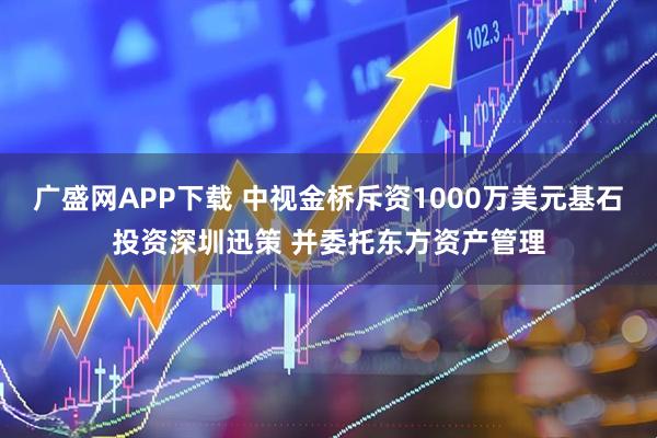 广盛网APP下载 中视金桥斥资1000万美元基石投资深圳迅策 并委托东方资产管理