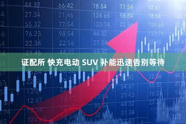 证配所 快充电动 SUV 补能迅速告别等待