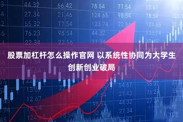 股票加杠杆怎么操作官网 以系统性协同为大学生创新创业破局